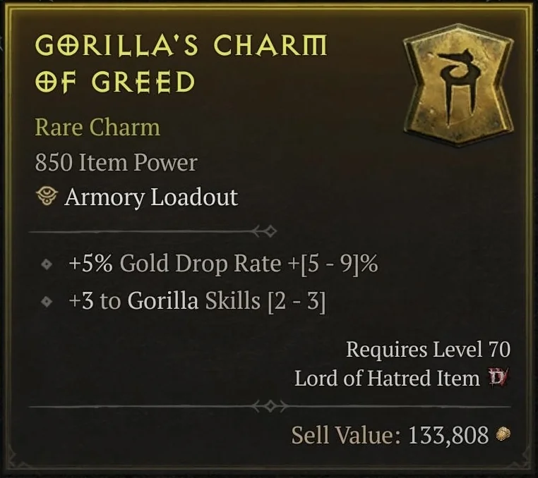 Gorilla's Charm of Greed screenshot