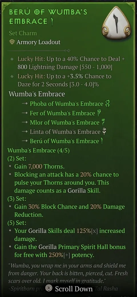 Berú of Wumba's Embrace